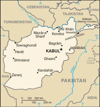 2. POLITICAL AND SOCIAL RELATIONS Political Borders Pakistan: 1,510 miles Iran: 582 miles Turkmenistan: 462 miles Uzbekistan: 85 miles Tajikistan: 749 miles China: 47 miles Having a population of