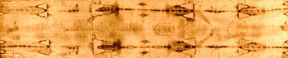 Turin Shroud Facts Image does not fluoresce like other burns in linen fiber. No image under the blood. Blood stains are exactly correct as modern medicine would expect to see from a crucified victim.