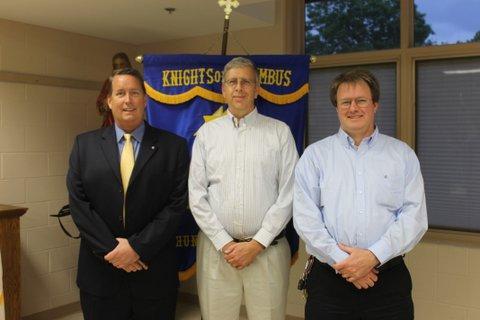 New Knights Knights of Columbus Council Welcomes New 1 st Degree Knights John