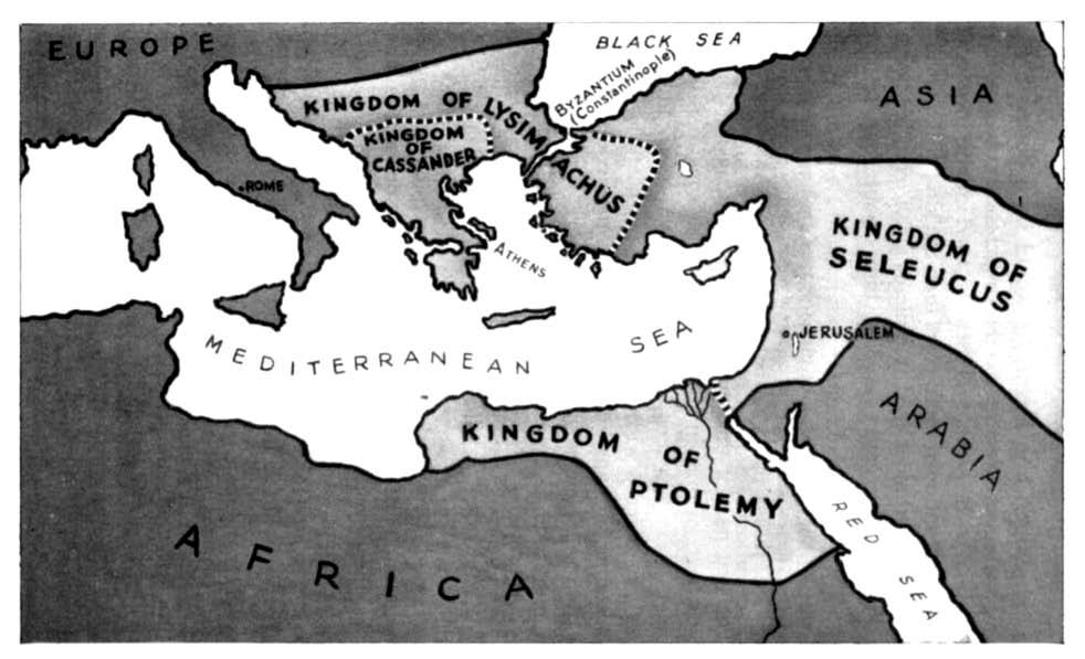 This was the western division of Greece. From this beginning, Rome went on to conquer all. Pagan Rome became "exceeding great.