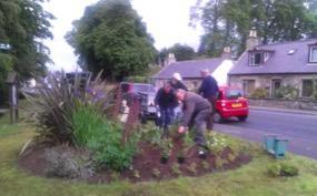 Our village volunteer gardeners Summer basket outside the manse Nearby Lossie East Beach Attractions of Moray SALU is in the area of Moray which enjoys a mild microclimate and excellent natural