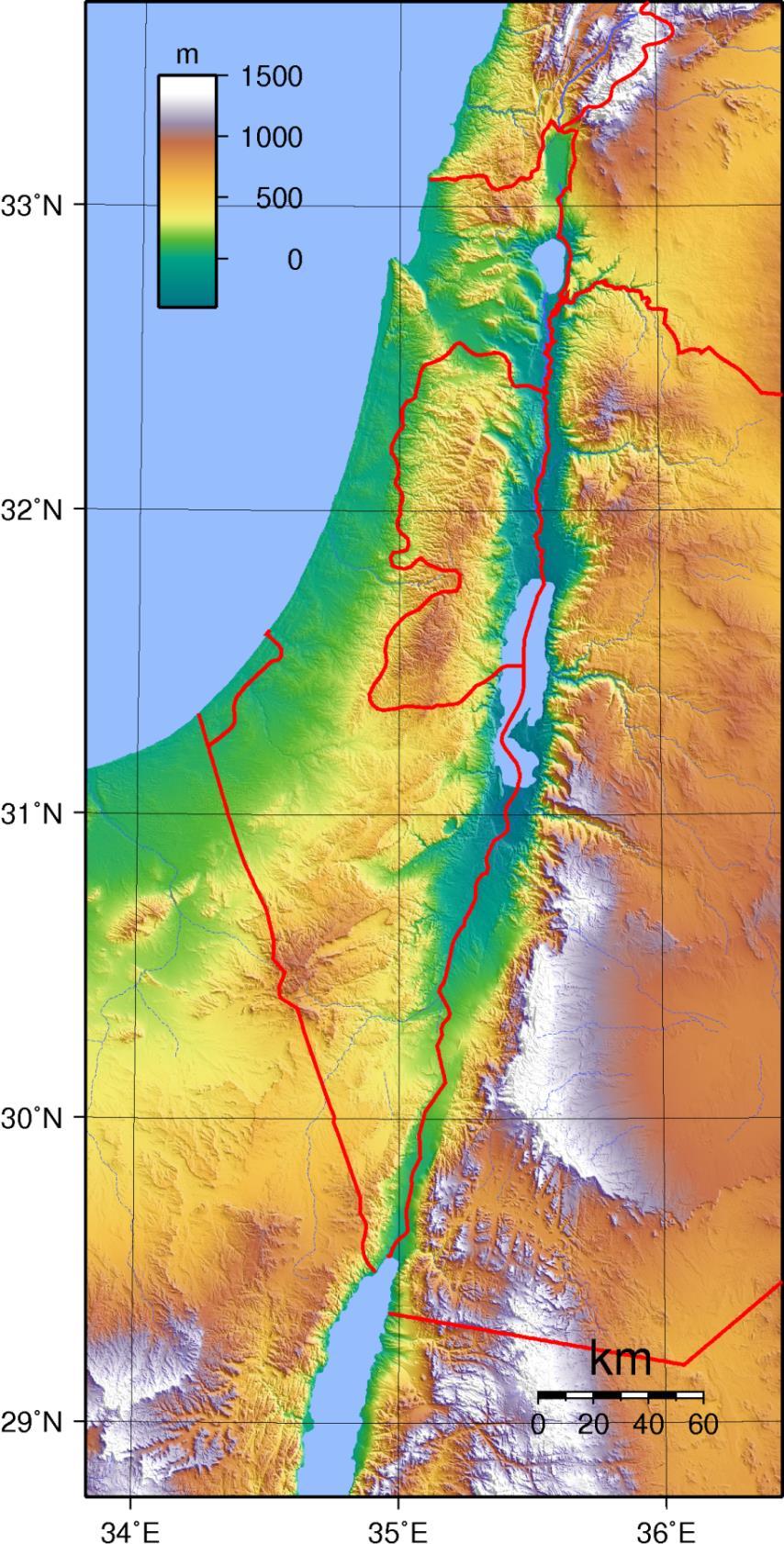 Israel) (meaning: the land or State of י ש ר א ל Israel Map