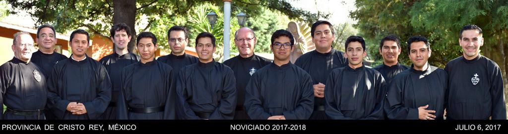 First Profession Left to right: Provincial, Fr. Francisco Valadez; P.