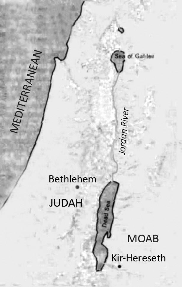 Introduction The story we re reading in the Book of Ruth takes place in two locations. Most of the action occurs in Bethlehem, a town in Judah in the land of Israel.