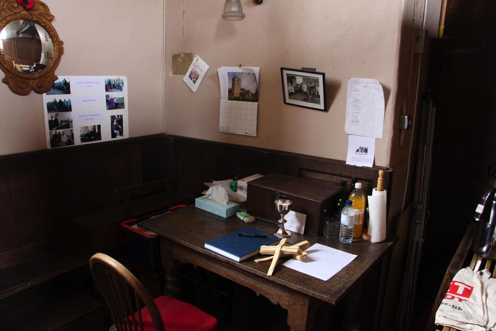 The vestry at St John the