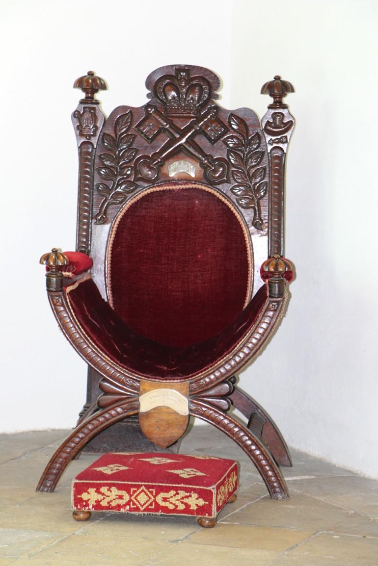 A magnificent priest s chair in