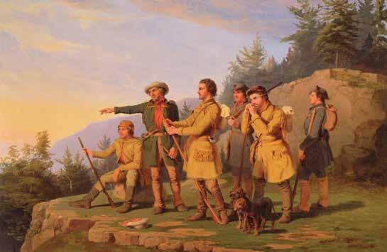 After years of searching, Daniel Boone and his companions found a trail through the Appalachian Mountains. Boone crossed through the Cumberland Gap many times over the next several years.
