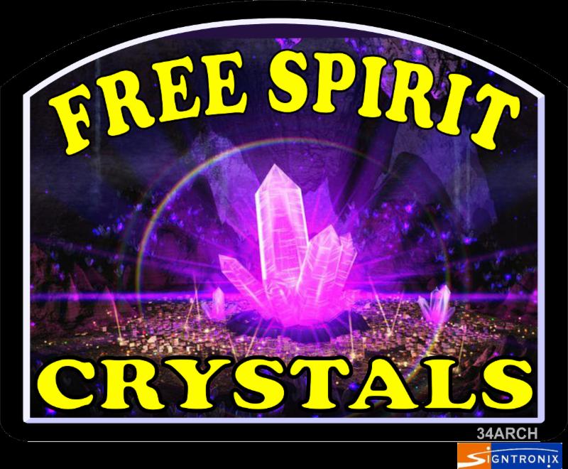 Free Spirit Crystals "The Gateway" 4763 N. 124th St. freespiritcrystals@gmail.com Mon. - Sat. 11:00-6:00 Butler, WI 53007 www.freespiritcrystals.com Saturday 10:00-4:00 262-790-0748 freespiritschool@gmail.