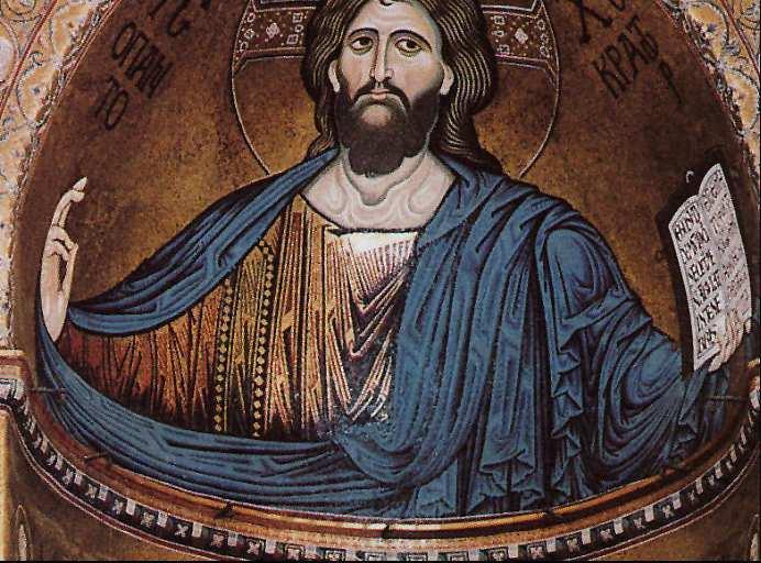 Mosaics arranged in an elaborate hierarchy; Jesus at top Solidity of figure; monumental
