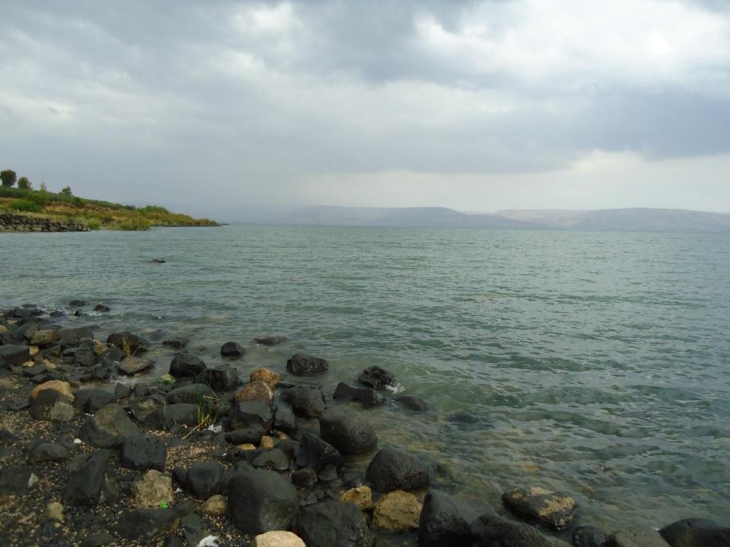 November 9 The Waters of the Sea of Galilee at