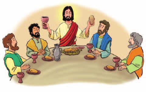The Last Supper (Luke 22:14-20) Before Jesus was going to die, he had a last, special meal with his friends. He liked telling and hearing stories, sharing food with them.