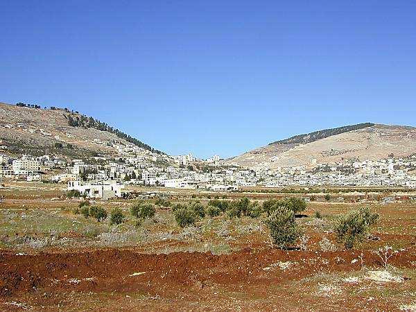 Nablus is the site of ancient Shechem, and lies in the valley