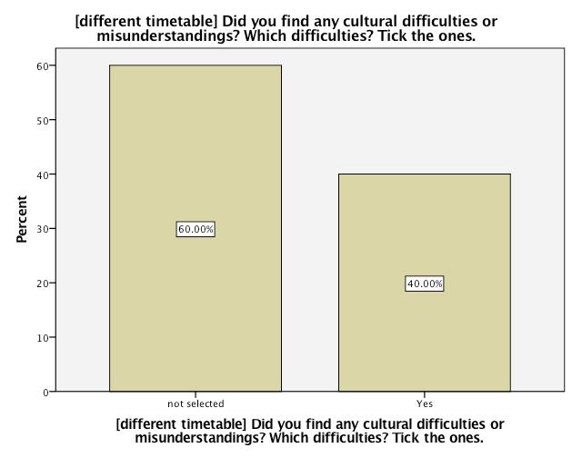 [different timetable] Did you find any cultural