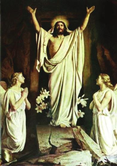 The Resurrection -- Carl Heinrich Bloch (1927) God Påske Gelukkig Paasfeest Joyeuses