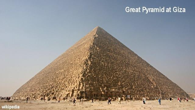 For example, the geographic alignment of the Great Pyramid to the meridian of the Earth had been more accurately implemented when the pyramid was built 12,800 years ago, than it became implemented in