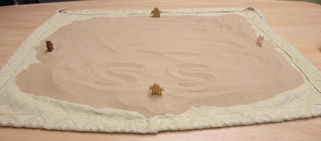 MOVEMENTS WORDS As you say Saves and Serves you might want to draw SS in sand at the top edge nearest to you.