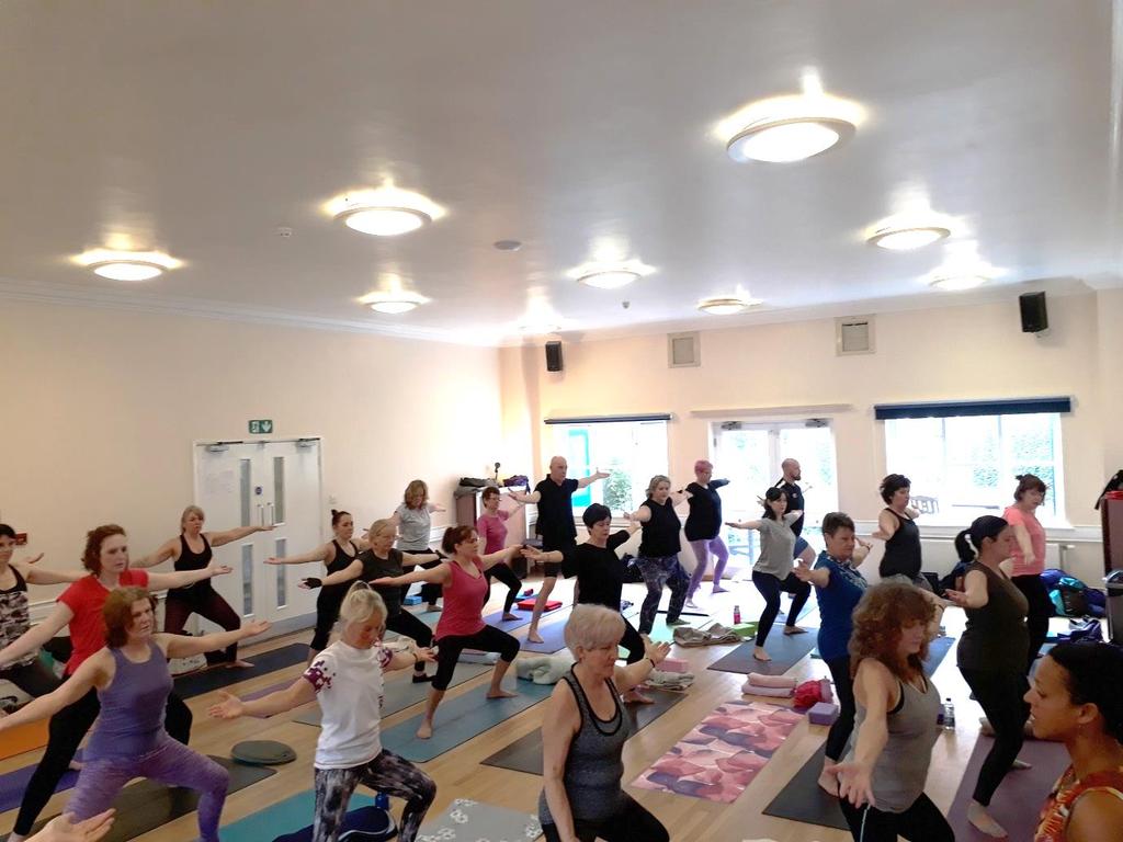 This year, we practiced in the Joseph Rowntree Centre with its lovely spacious hall and warm,