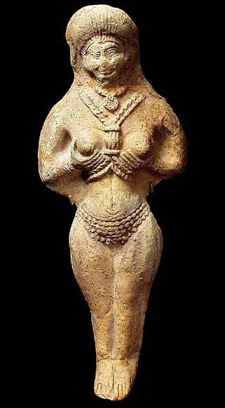 About The Descent of Inanna Myth Many figurines were found in this style.