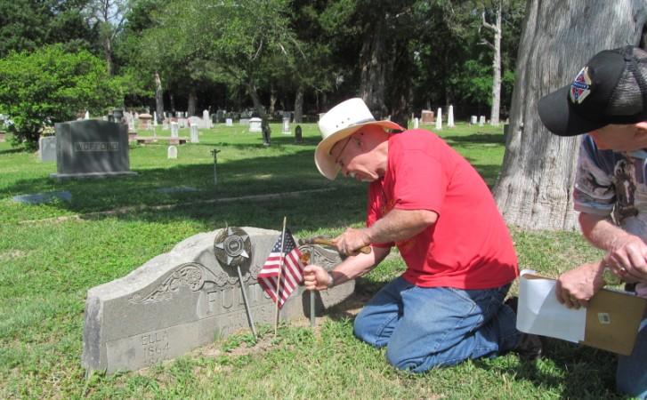 Our Camp keeps a watchful eye on many cemeteries in Henderson County to try our best to be sure flags are in good condition throughout the year.