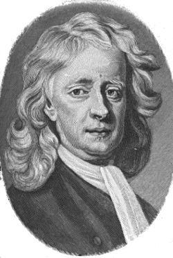 Isaac Newton, 1642-1727 theory of gravity,