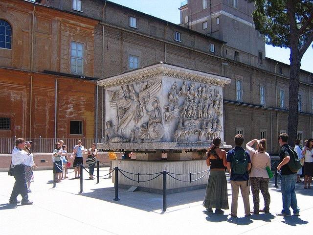 Column of Antoninus Pius, AD 161 the only portion to survive is the column s richly sculpted base made