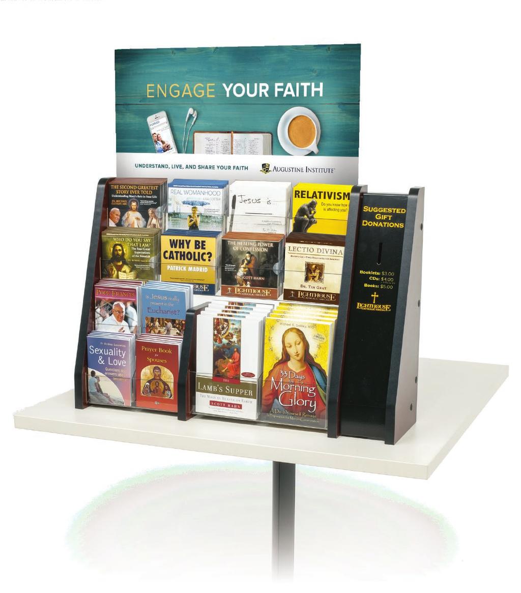 MID-SIZE TABLETOP DISPLAY An ideal way to offer