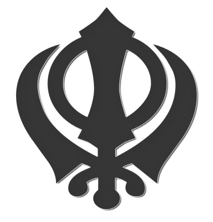 C. The Sikh token introduced by the Sixth Guru, the Khanda, deemed in 3HO as the Adi Shakti In it is possible to see the one two-edge-sword in the middle, representing the unity of the force of God