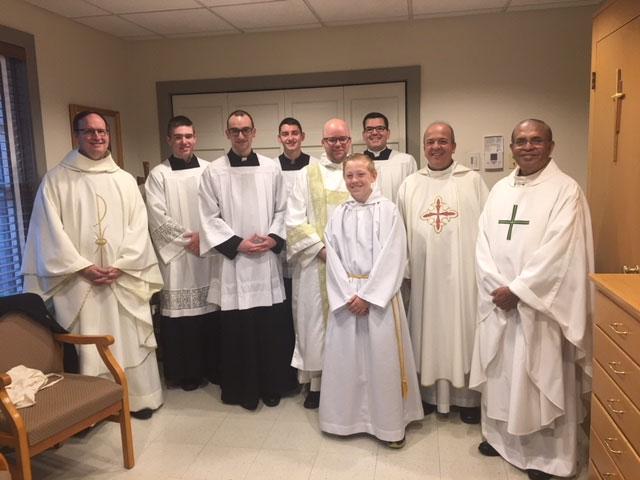 We were blessed last Sunday morning. Deacon Rowley exercised his ministry to the altar and to the word at the nine and eleven morning masses.