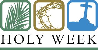 Today is the beginning of what we call Holy Week Palm Sunday celebrates the Triumphal Entry of Jesus into Jerusalem. Easter Sunday celebrates his resurrection from the dead.