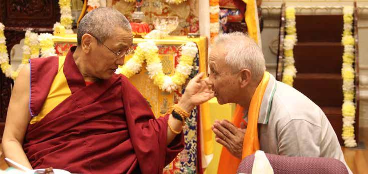 In spite of their own busy lives and concerns, these seniors have not hesitated to devote time and energy in service of others and to pursue the Dharma through various modes.