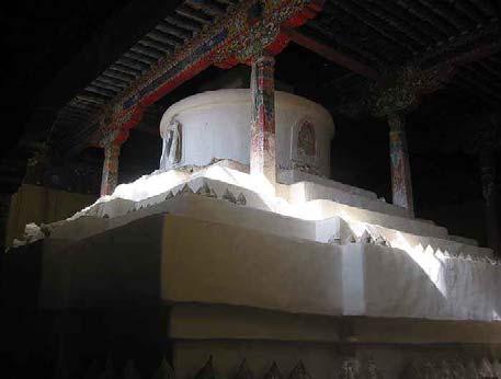 While most other monasteries were rebuilt after their destruction before and during the Cultural Revolution, the floor and walls of the Drolma Lhakhang breath the presence of Atisha.