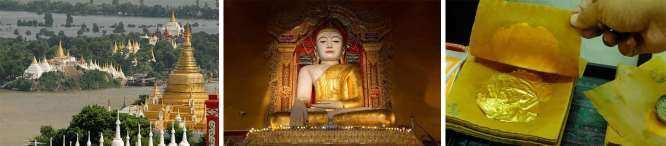 Your day will begin with Kyauktawgyi Pagoda, known as the Pagoda called 'big marble Buddha', a giant Buddha carved in a block of marble who has required the work of 10,000 men to carry him to the