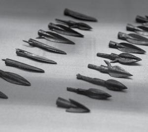 ILLUSTRATOR PHOTO/BRITISH MUSEUM (31/11/25) Found in the outer town at Carchemish, bronze arrowheads used during the siege of Carchemish; dated to 605 B.C. Jeremiah received his call from God in the thirteenth year of King Josiah s reign (Jer.