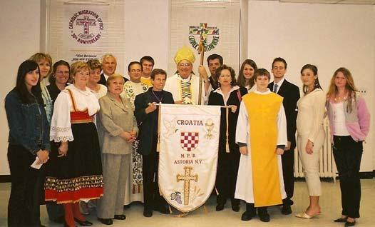 Catholic Migration Day: Brooklyn Diocese Croatian Apostolate with Bishop DiMarzio This is a photograph of