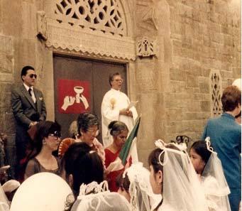 Spanish Community Apostolate: First Mass November 28, 1971 by Father Niccoli Corpus Christi Celebration with Father Frank The Spanish Apostolate celebrated their first Mass on November