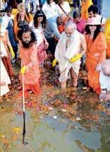 The popularity of Kumbh Mela has only increased over the millennia, gathering millions together every twelve years at each of the four holy places, Prayag Raj- Allahabad, Haridwar, Ujjain and Nasik,