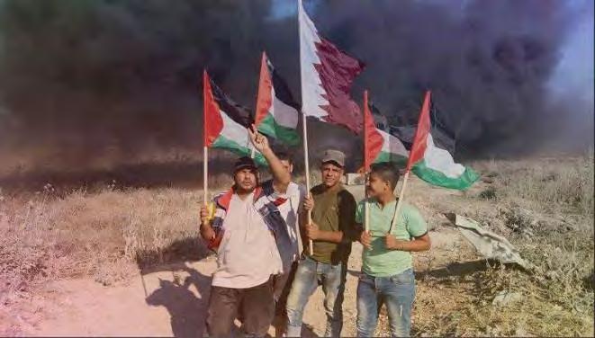 12 Riots at the Border Security Fence n This past week demonstrations and riots organized by Hamas continued along the border security fence with Israel, held to protest Mahmoud Abbas' decision to