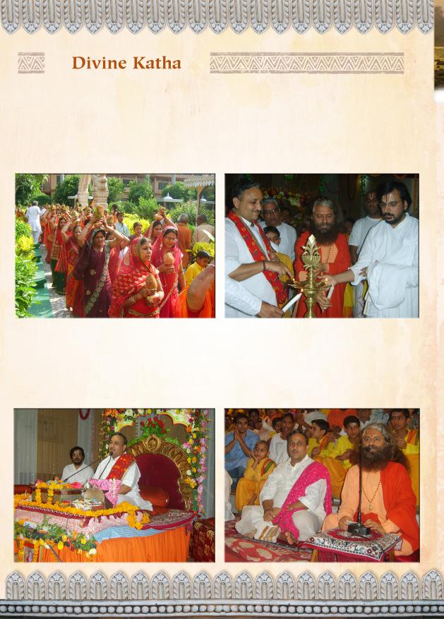 From the 25th May to the 3rd June, Acharya Shrikant Vyasji of Calcutta led a beautiful Bhagawat Katha at Parmarth.