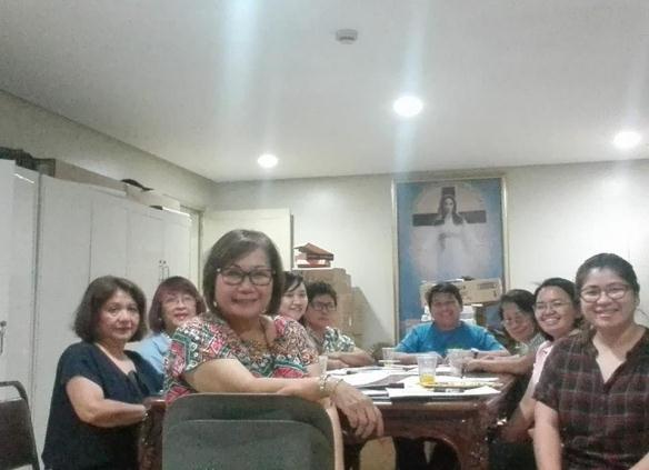 Maneja Publications; and Fr. Herbert Camacho Parochial Vicar and Worship Minister. Due to health reasons, Msgr. Nestor Cerbo, our Parish Priest was not able to join in the meeting.