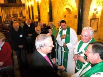 Focolare Bishops at St. George the Martyr Anglican Cathedral in Jerusalem Saturday evening, 23 November 2013.