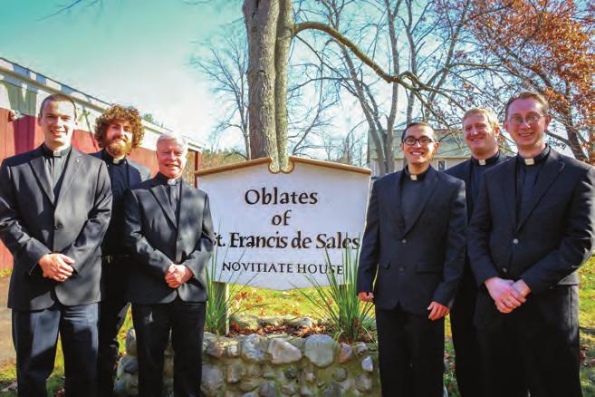 Five Oblate Novices Profess Vows by Father Mike Newman, OSFS This past August was a wonderful month for the Oblates of St. Francis de Sales.