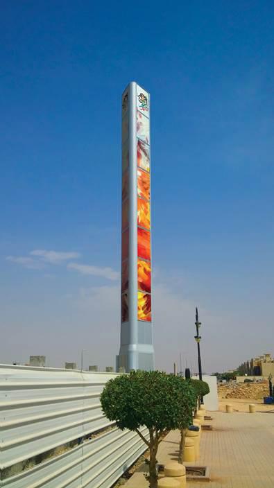 The company has installed over 40 towers to date in Riyadh and Dammam and will soon begin installing its towers in Jeddah.