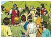 However when the 12 spies came back, 10 of the 12 Spies who only looked at the giants and problems in the land, rather than on God s promise to them, began to sow a bad report that totally crushed