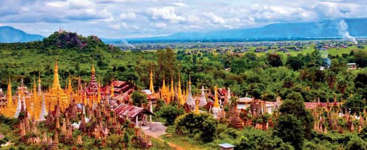 Board a longboat and pass authentic stilted villages en route to the deluxe MYANMAR TREASURE RESORT, ideally located on Inle Lake, a place of peace and tranquility that offers a glimpse of the