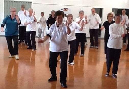 Chris Hattle was the guest leader at the Palmerston North Tai Chi Club