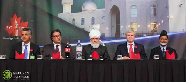 Speaking of his fear that the world was moving towards another world war, Huzoor said: Storm clouds forewarning us of a Third World War are getting heavier by the day.