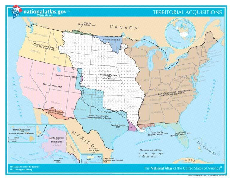 The treaty gave the United States the Louisiana Territory for $15 million.