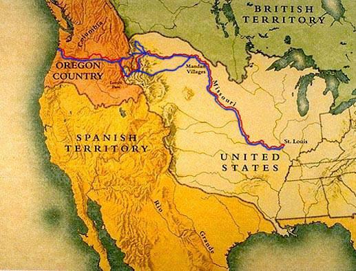 It did not find an all-water route across North America, for there was none in the territory that belonged to the United States.