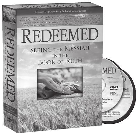 REDEEMED Seeing the Messiah in the Book of Ruth DVD Bible Study for Individual or Group Use Complete Redeemed DVD Bible Study Kit