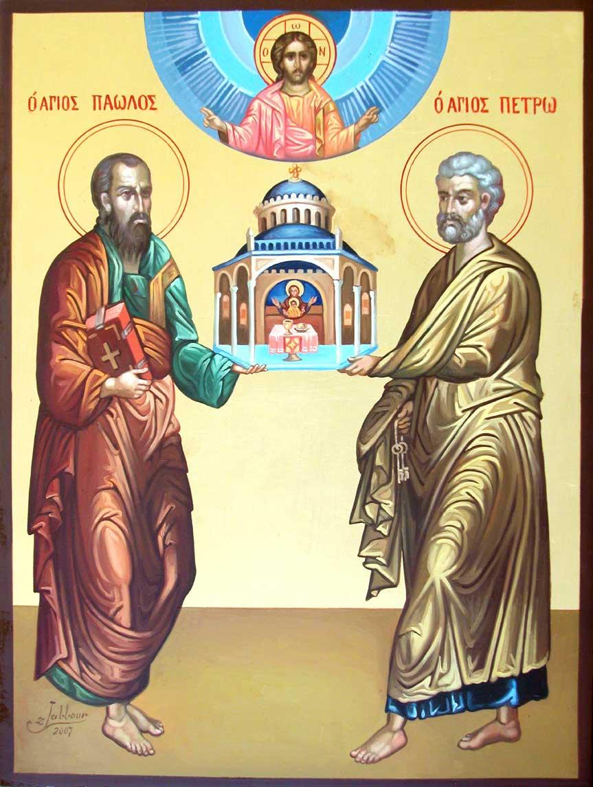 June 29, The Holy, Glorious and Illustrious Apostles, Peter & Paul *Feast of Christ, Lover of Mankind* BULLETIN Holy Apostles